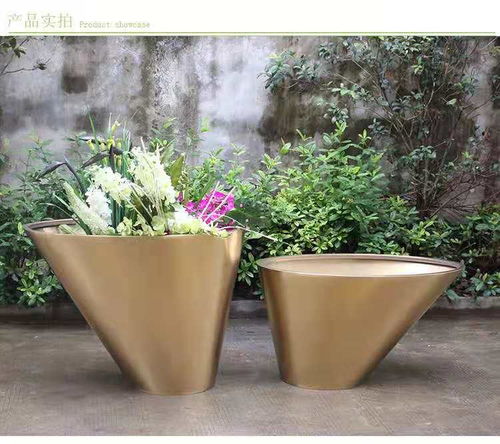 酒店戶外組合花盆酒店餐廳組合花箱廠家簡(jiǎn)約不銹鋼花盆